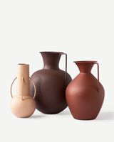 Vases Roman brown set 3, Cognac, small