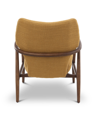 Chair Peggy fabric smooth ochre (FSC 100% certified), Ochre, medium