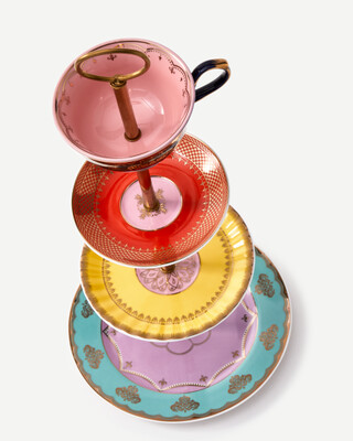 high tea set grandpa, Multi-colour, medium