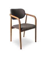 Chair Henry dark grey (FSC 100% certified), Black, small