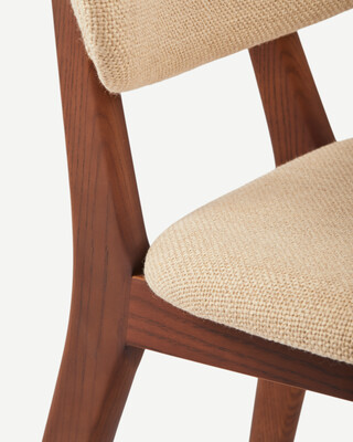 dining chair happy days smooth beige (FSC 100% certified), Beige, medium