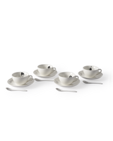 Undressed teaset set 4, White, small