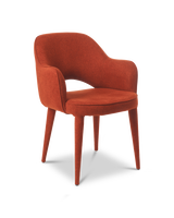 Chair arms Cosy fabric ecru, Rust red, small