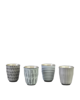 Cups pastel afresh set 4, Green grey, small