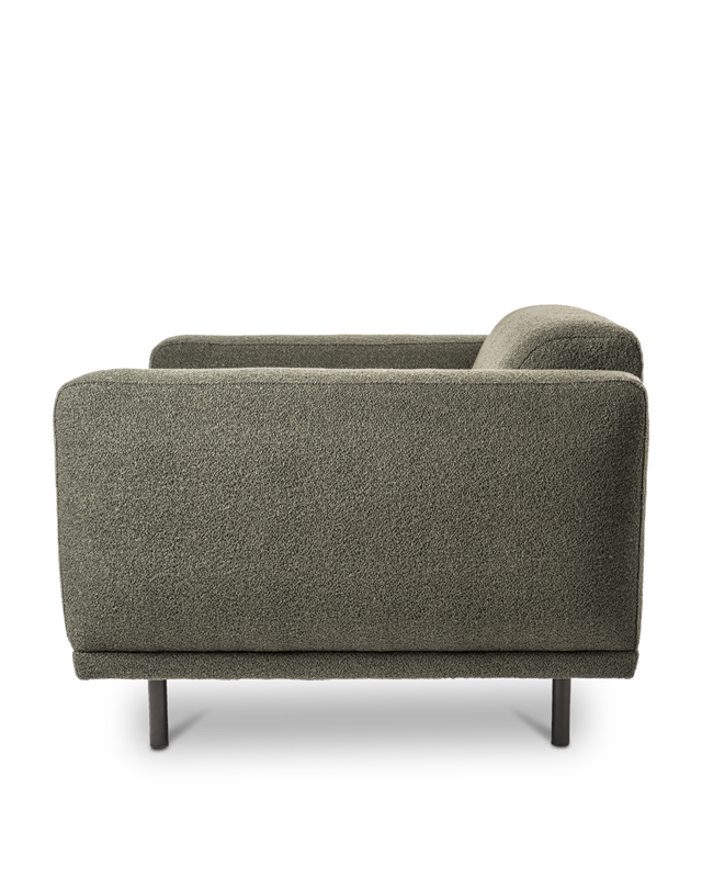 Fauteuil Teddy olive, Olive green, large