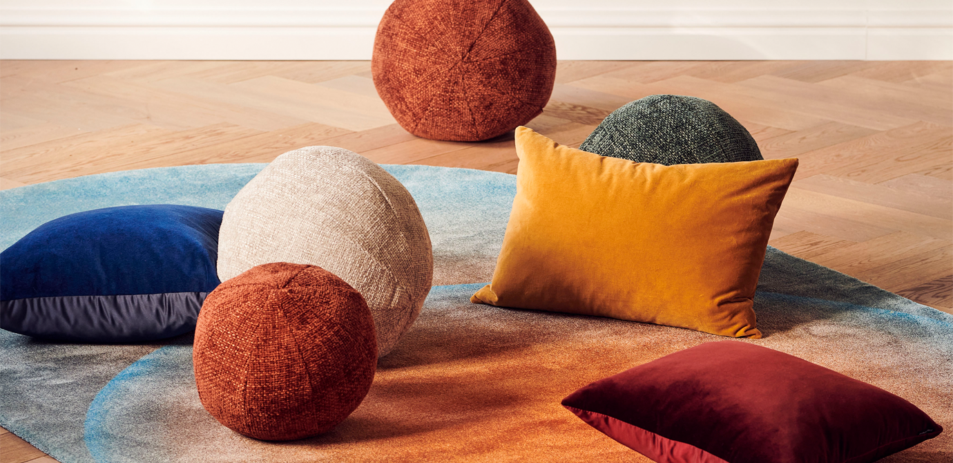 polspotten cushions pillows and rugs
