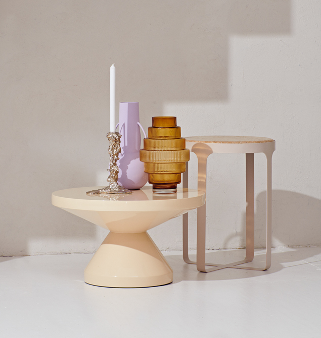colourful side tables for bold interiors
